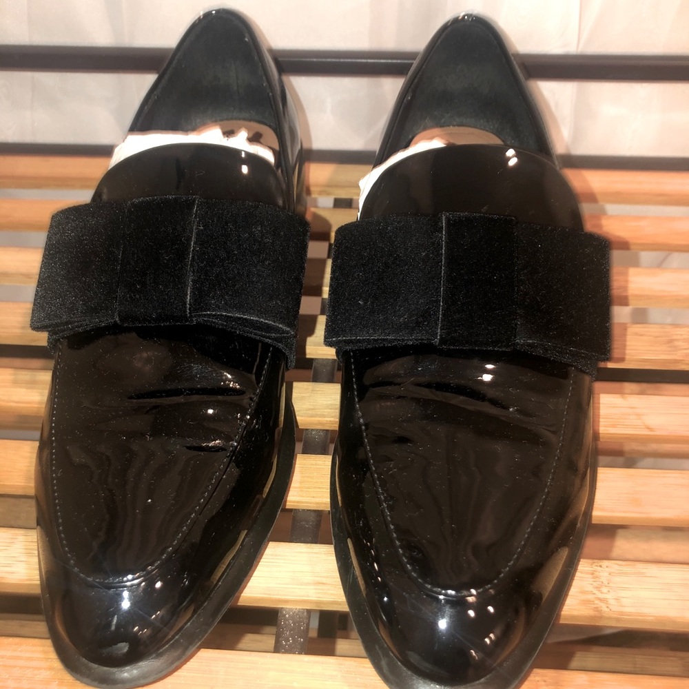Zara black loafers